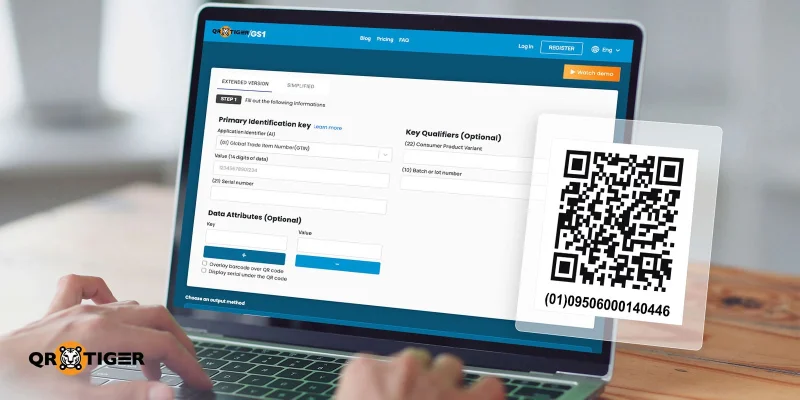 Menurut pengetahuan Anda, inilah cara kerja Pencipta Kode QR GS1 dari QR TIGER.